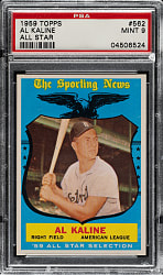 1959 Topps #562 Al Kaline All-Star PSA MINT 9
