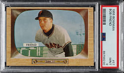 1955 Bowman #57 Bob Friend PSA MINT 9 - Highest Graded!