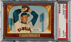 1955 Bowman #191 Bob Lemon PSA MINT 9 - Highest Graded!