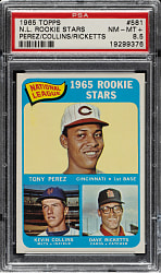 1965 Topps #581 Tony Perez Rookie PSA NM-MT+ 8.5