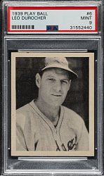 1939 R334 Play Ball #6 Leo Durocher PSA MINT 9