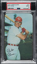 1970 Topps Super #34 Pete Rose PSA MINT 9