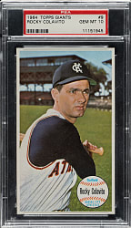 1964 Topps Giants #9 Rocky Colavito PSA GEM MINT 10