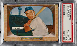 1955 Bowman #6 Pete Suder PSA NM-MT+ 8.5 - 1 of 1!