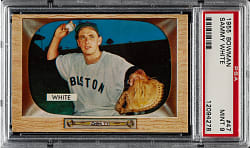 1955 Bowman #47 Sammy White PSA MINT 9 - 1 of 4 - Highest Graded!