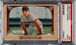 1955 Bowman #58 Frank Thomas PSA MINT 9 - 1 of 4 - Highest Graded!