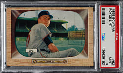 1955 Bowman #62 Royce Lint PSA MINT 9 - 1 of 3 - Highest Graded!