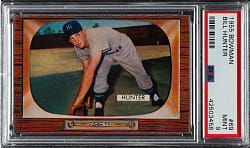 1955 Bowman #69 Bill Hunter PSA MINT 9 - 1 of 4 - Highest Graded!