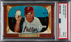 1955 Bowman #110 Bob Miller PSA MINT 9 - 1 of 4 - Highest Graded!