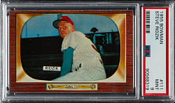 1955 Bowman #111 Steve Ridzik PSA MINT 9 - 1 of 3 - Highest Graded!