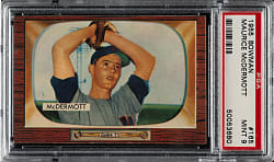 1955 Bowman #165 Maurice McDermott PSA MINT 9 - 1 of 3 - Highest Graded!