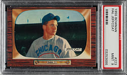 1955 Bowman #223 Hal Jeffcoat PSA MINT 9 - 1 of 4 - Highest Graded!
