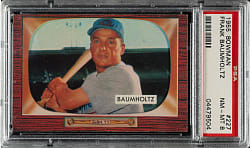 1955 Bowman #227 Frank Baumholtz PSA NM-MT 8