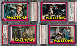 1973 Topps Test Issue "The Waltons" Complete Set (50): #1 PSA Set Registry (7.47 GPA)
