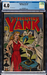 1948 Nedor Publications "Fighting Yank" #23 CGC 4.0 - Classic Alex Schomburg Cover
