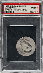 1909 E254 Colgan's Chips Al Bridwell PSA MINT 9