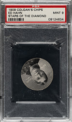 1909 E254 Colgan's Chips Ed Hahn PSA MINT 9