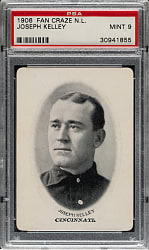 1906 Fan Craze National League Joe Kelley PSA MINT 9