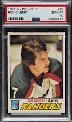 1977-1978 O-Pee-Chee Hockey #25 Rod Gilbert PSA GEM MINT 10
