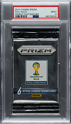 2014 Panini Prizm FIFA World Cup Soccer Unopened Foil Pack PSA MINT 9