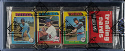 1975 Topps Unopened Rack Pack - BBCE