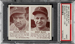 1941 R330 Double Play #129/130 Potter/McCoy PSA MINT 9 - 1 of 2 - Highest Graded!