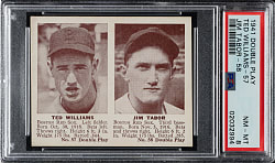 1941 R330 Double Play #57/58 Ted Williams/Tabor PSA NM-MT 8
