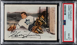 1953-1954 Parkhurst Hockey #1 Harry Lumley PSA NM-MT 8