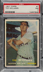 1957 Topps #1 Ted Williams PSA NM 7