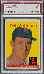 1958 Topps #1 Ted Williams PSA NM 7