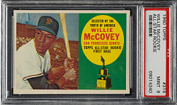 1960 Topps #316 Willie McCovey Rookie PSA MINT 9