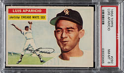 1956 Topps #292 Luis Aparicio Rookie PSA NM-MT 8