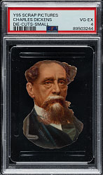 1880s Y95 Scrap Pictures "U.S. Presidents" Charles Dickens Small PSA VG-EX 4