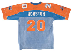Allan Houston Signed New York Knicks Suede and Leather Jersey by Jeff Hamilton - PSA/DNA