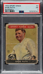 1933 R338 Sport Kings #2 Babe Ruth PSA POOR 1