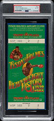 January 22, 1988 Mike Tyson vs. Larry Holmes Full Ticket PSA EX-MT 6