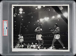 Circa 1964 Cassius Clay (Muhammad Ali) vs. Sonny Liston World Heavyweight Championship Original Stanley Weston Photograph PSA/DNA Type I