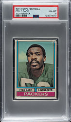1974 Topps Football Unopened Cello PSA NM-MT 8