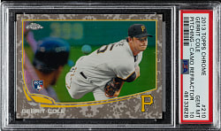 2013 Topps Chrome #210 Gerrit Cole Rookie Camo Refractor #7/15 PSA GEM MINT 10
