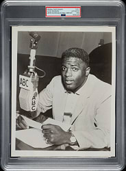 1950 Jackie Robinson Original American Broadcasting Company Photograph PSA/DNA Type I
