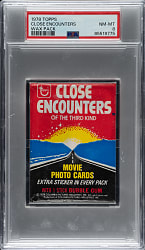 1978 Topps "Close Encounters Of The Third Kind" Unopened Wax Pack PSA NM-MT 8