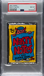 1967 Topps "Nasty Notes" Unopened Wax Pack PSA NM-MT 8