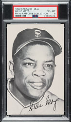 1958 Packard-Bell Willie Mays PSA EX-MT 6