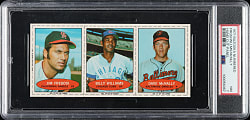 1971 Bazooka Numbered Panel #25/26/27 Jim Fregosi/Billy Williams/Dave McNally PSA NM 7 - 1 of 1 - Highest Graded!