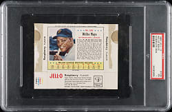 1963 Jell-O Complete Box Willie Mays PSA POOR 1
