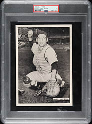 1954 All-Star Photo Pack Larry "Yogi" Berra PSA EX 5