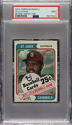 1974 Topps Unopened Cello Pack PSA MINT 9