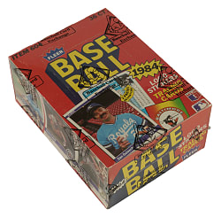 1984 Fleer Unopened Wax Box (36 Packs) - BBCE - From a Sealed Case (FASC)