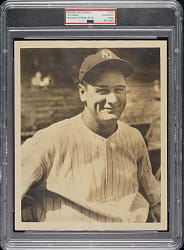Circa 1930s Lou Gehrig Signed Original Photograph PSA/DNA Type I