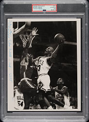 1990 Michael Jordan Original Chicago Tribune Photograph PSA/DNA Type I